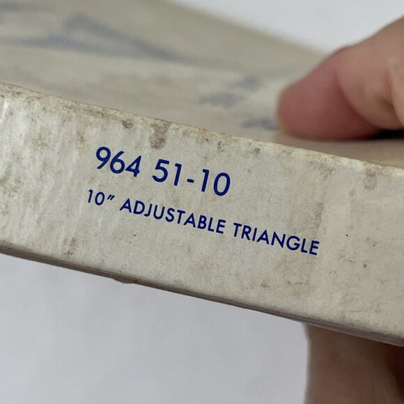 Vintage STAEDTLER Mars 964 51-10 Adjustable Triangle with Slope & Rise Drafting - Picture 8 of 10